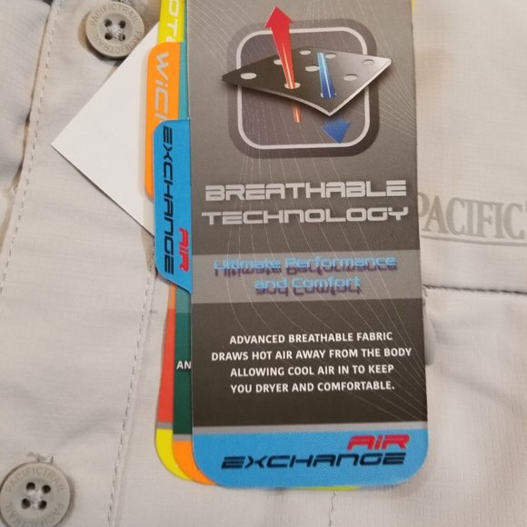 Pacific Trail Performance Woven Long Sleeve Shirt Mens XL - Picture 3 of 8